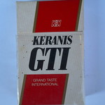 Keranis cigarettes pack used, full