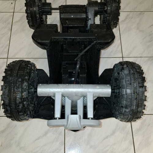 Children's electric ATV like new, black with pink details