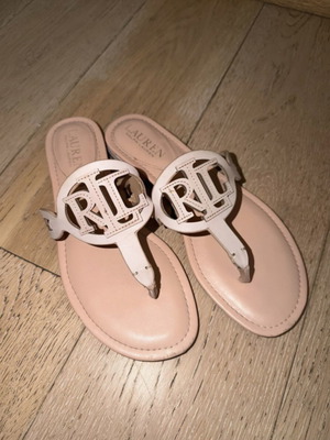 Ralph Lauren sandals like new, beige, size 36