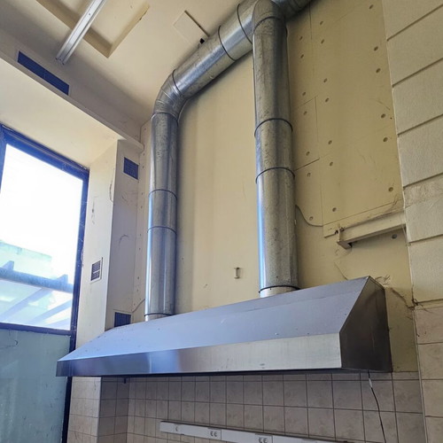 Professional stainless steel kitchen hood 3 meters like new