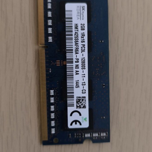 Hynix DDR3L 2GB 1600MHz CL11 RAM used, fully functional