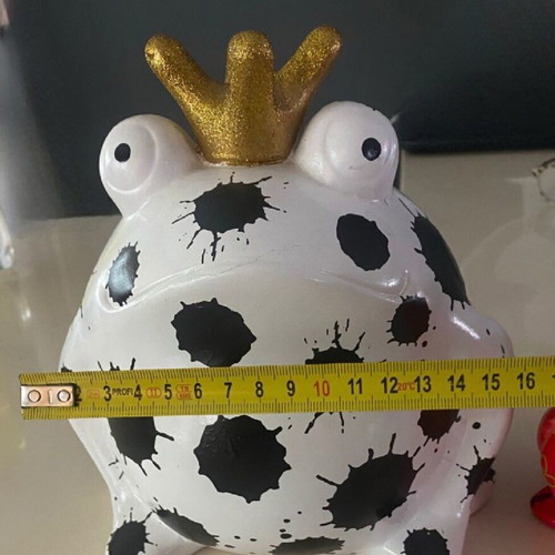 Decorative frog piggy bank new from designer store Glyfada