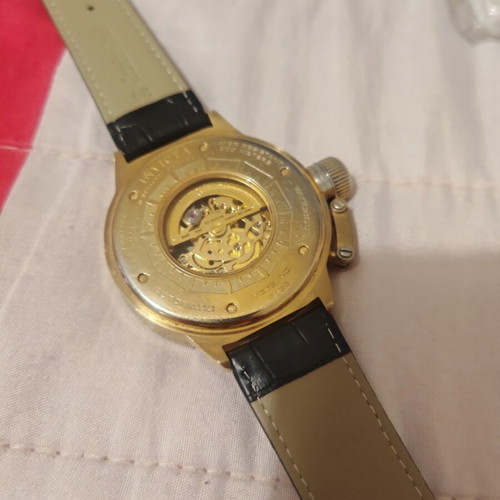 Invicta Corduba 7136 vintage men's watch used, automatic skeleton