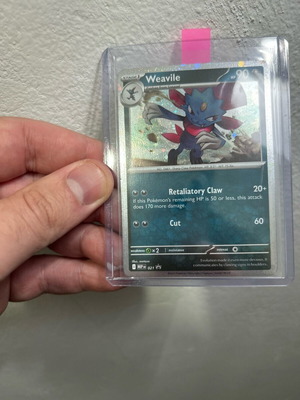 Pokemon Black Star Promo Weavile 021 Cosmos Holo σαν καινούργιο