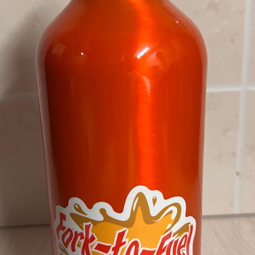 Aluminum water bottle with screw cap new