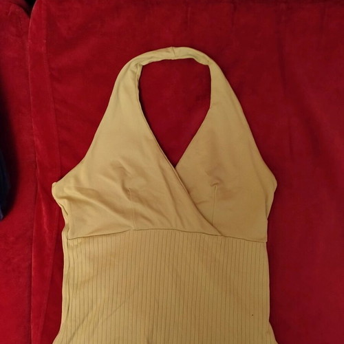 Lime Tirante Top with Neck Tie new, size M