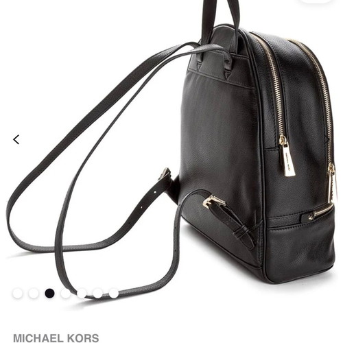 Michael Kors blue leather backpack like new