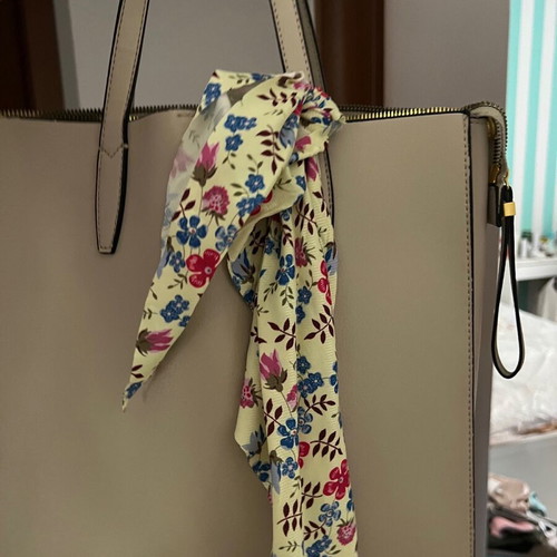 Bag scarf multicolored new, also for hair