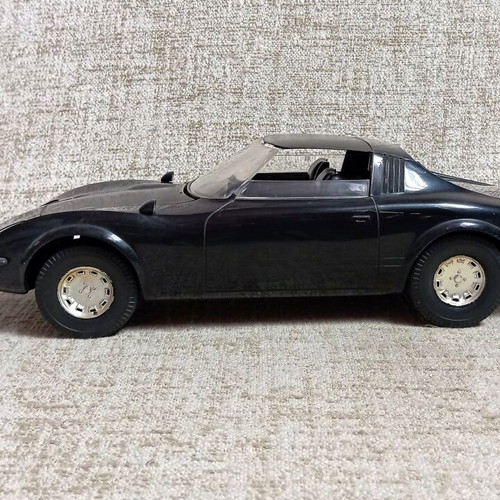 Knight Rider KITT Opel GT KIBI vintage 80s toy car new without box black plastic rare