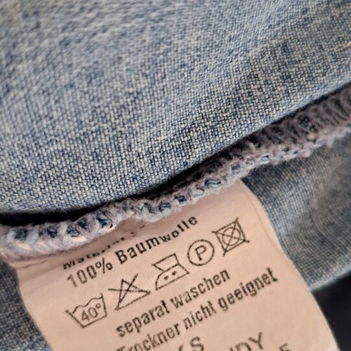 Blue One Women’s Casual Denim Shirt used, light blue, size M/L