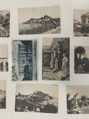 Postcards old thematic, Corfu early 20th century, like new, pack of 10