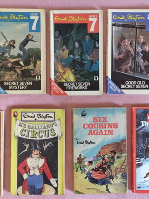 Enid Blyton The Secret 7 and other paperback books