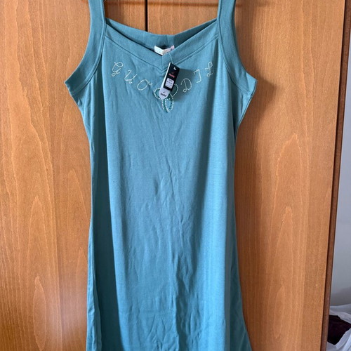 Nightdress dress oil new green