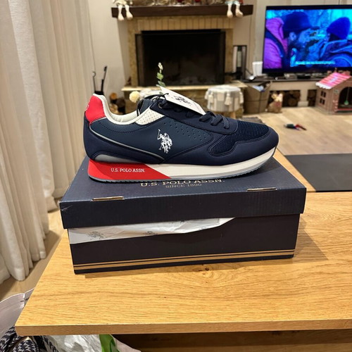 U.S. Polo Men's Sneakers Blue Size 45 New
