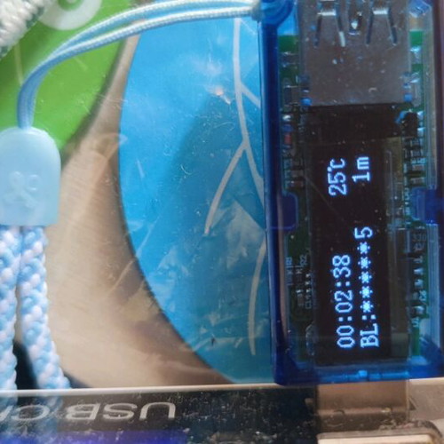 Roffie USB Test Current New Blue Multifunctional Tester