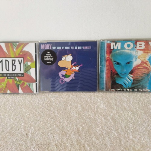 Moby pack of 4 CDs like new, electronic music