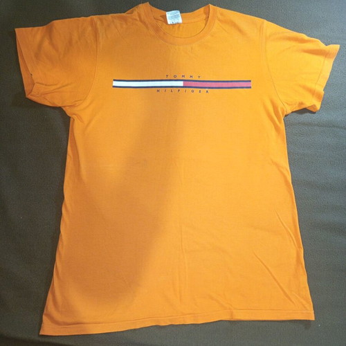 Tommy Hilfiger orange T-shirt with logo used