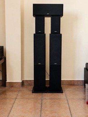 Denon AVR 1910 home cinema system with Kef C series 5.1 speakers and PlayStation 3 gift