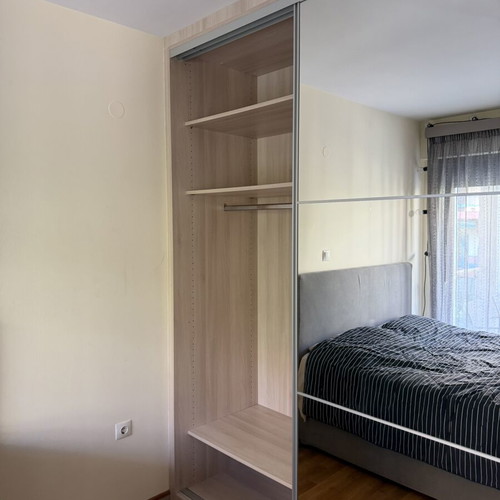 Wardrobe 1.83x0.65 m sliding door with mirror