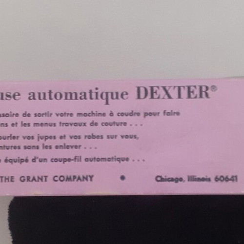 Dexter Portable Sewing Machine from the 70s like new