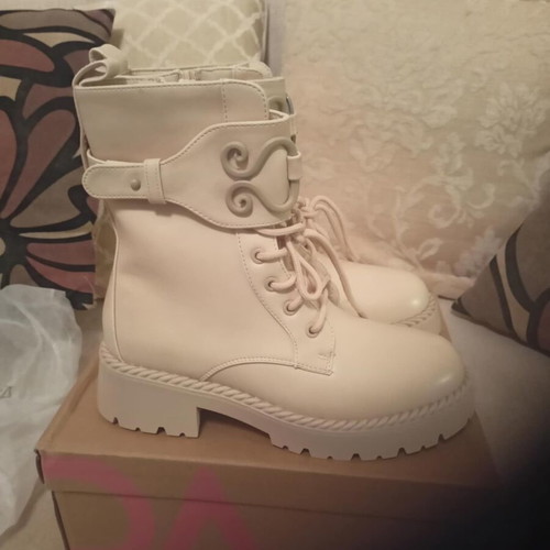 Alta Moda women's beige ankle boots new, waterproof, anatomical size 39