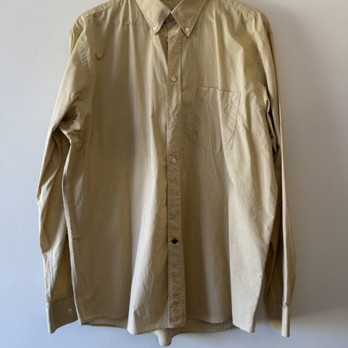 The Bostonians men's dress shirt XL, mustard yellow check