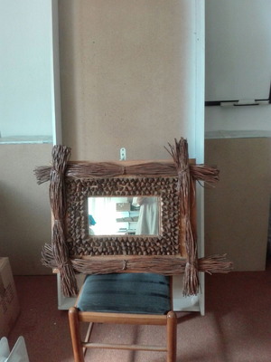 Καθρέφτης ξύλινος αχρησιμοποίητος