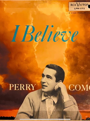 Perry Como I Believe LP used, folk