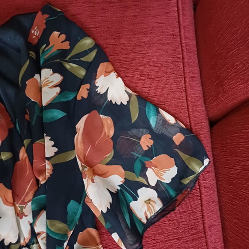 Floral dress Foresta Bella light, like new, size L/XL