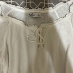 Hollister blouse, white, size L