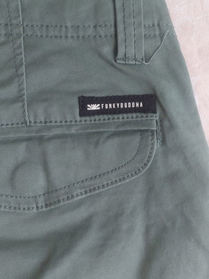 Funky Buddha men's cargo shorts new, khaki green, size 30 US