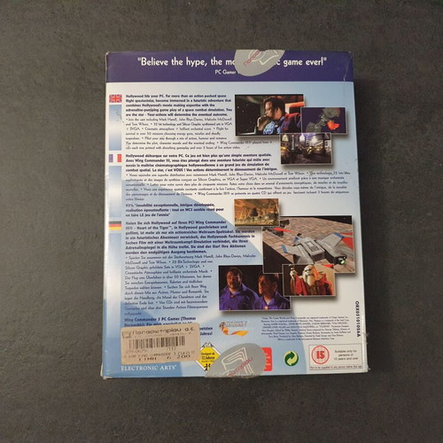 Wing Commander III 3 Big Box PC game used, 4 CDs, English version