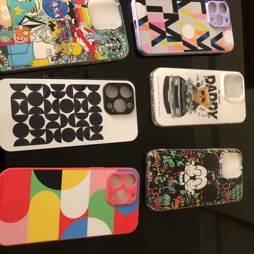 Mobile phone cases, pack of 6, like new