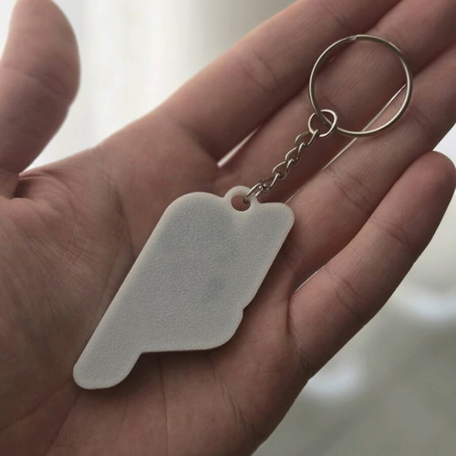Ford ST keychain new, white multicolor