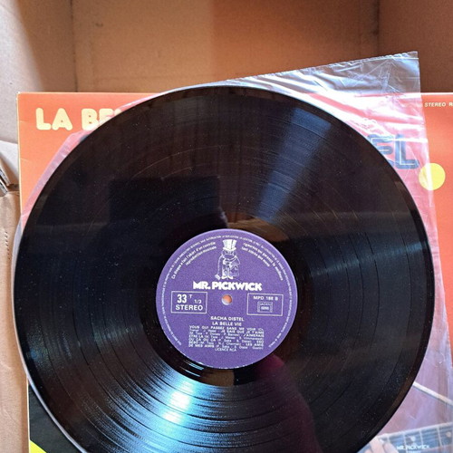 Sacha Distel La Belle Vie vinyl used, LP, compilation, reissue