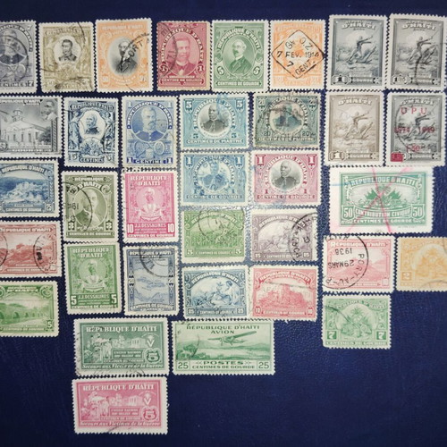 Haiti classic stamp collection, lot