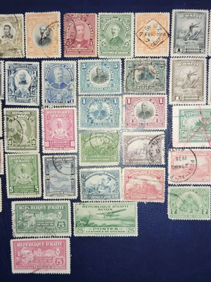 Haiti classic stamp collection, lot