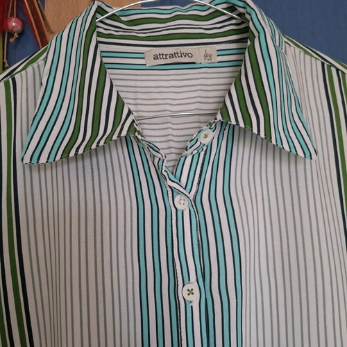 Attrattivo striped shirt large size like new, relaxed fit