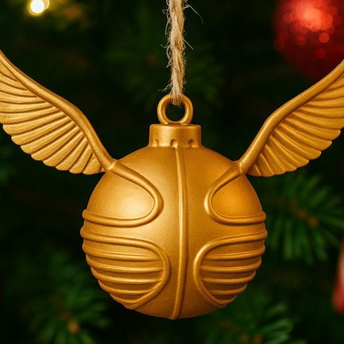Harry Potter Christmas Ball Golden Snitch new 3D printed