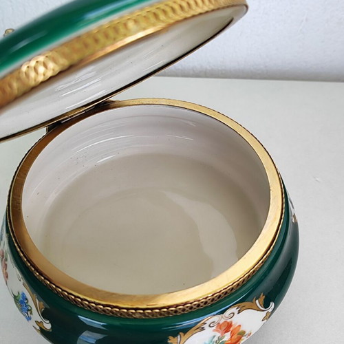 ACF Style de Limoges Porcelain Decorative Container used, vintage