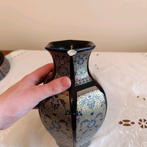 Vintage vase used, slightly damaged