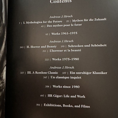 H. R. Giger Art book like new, multilingual edition