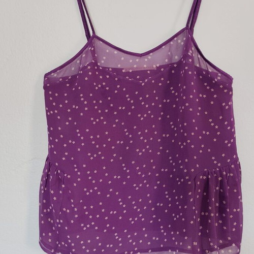 Stella McCartney silk camisole top like new, size S, purple