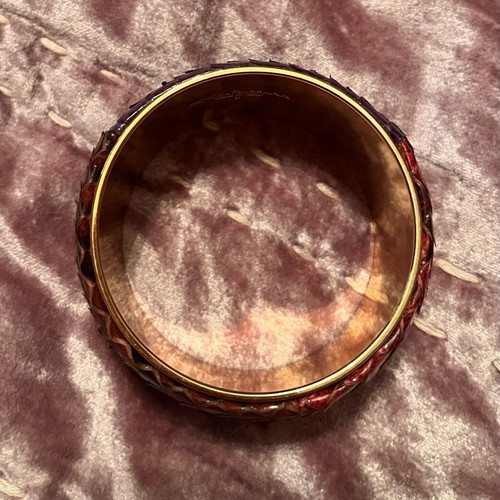 Dolce & Gabbana Python bracelet like new, multicolored
