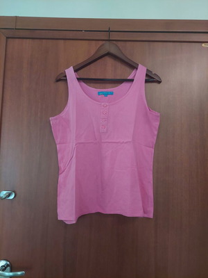 Cotton blouse pink size L like new