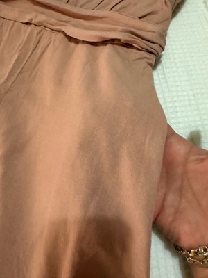 Λινή ολόσωμη φόρμα Zara σαν καινούργια, μέγεθος Medium, μπεζ