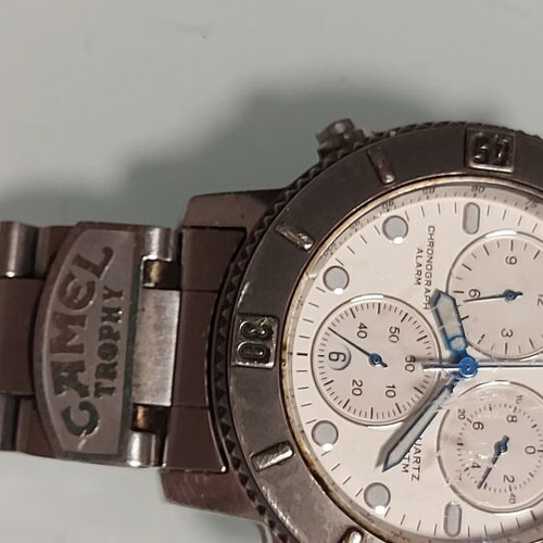 Camel men's quartz chronograph watch Divers 100m, 40mm