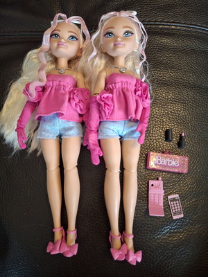 Barbie Malibu Dream Besties set of two like new with accessories
