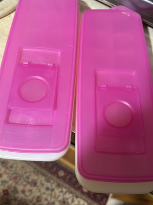 Θήκες για παγάκια Tupperware σαν καινούργιες, σετ 2 τεμαχίων