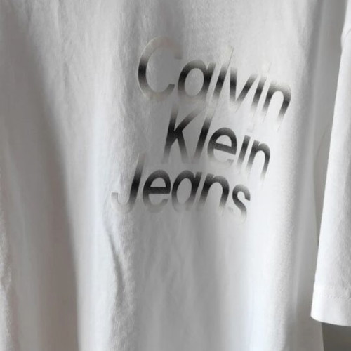 Calvin Klein Jeans white T-shirt L, oversized fit